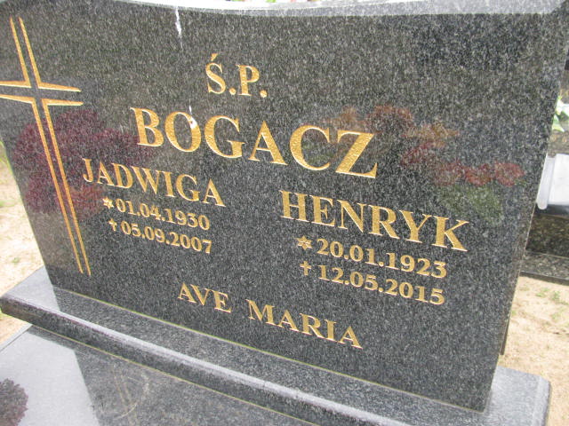 Jadwiga Bogacz 1930 Bydgoszcz - Grobonet - Wyszukiwarka osób pochowanych