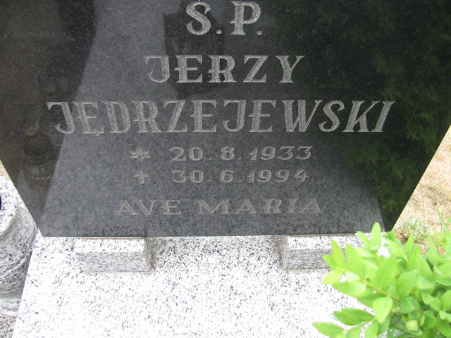 Jerzy Jędrzejewski 1933 Bydgoszcz - Grobonet - Wyszukiwarka osób pochowanych