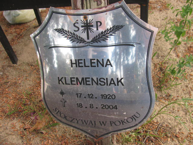 Helena Klemensiak 1920 Bydgoszcz - Grobonet - Wyszukiwarka osób pochowanych