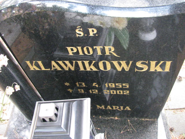 Piotr Klawikowski 1955 Bydgoszcz - Grobonet - Wyszukiwarka osób pochowanych
