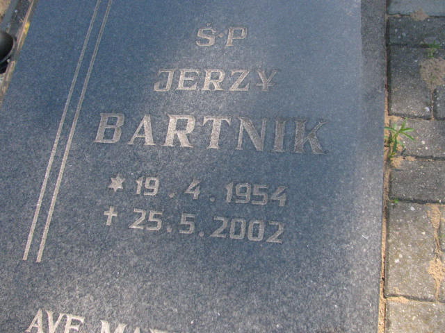 Jerzy Bartnik 1954 Bydgoszcz - Grobonet - Wyszukiwarka osób pochowanych