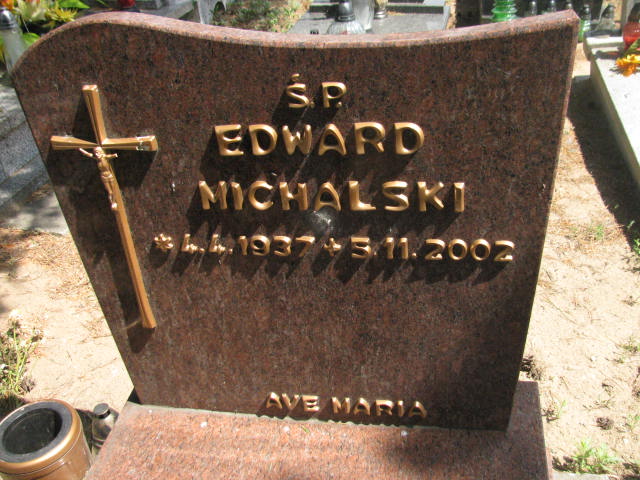 Edward Michalski 1937 Bydgoszcz - Grobonet - Wyszukiwarka osób pochowanych