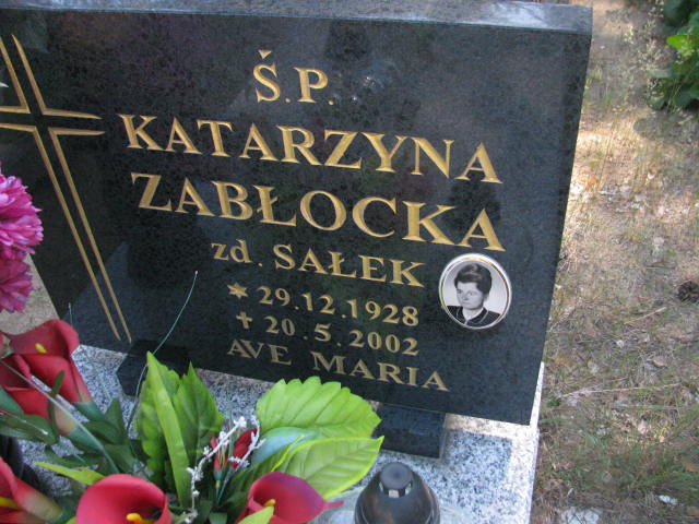 Katarzyna Zabłocka 1928 Bydgoszcz - Grobonet - Wyszukiwarka osób pochowanych