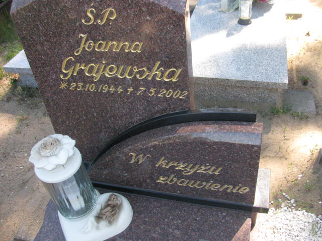 Joanna Grajewska 1944 Bydgoszcz - Grobonet - Wyszukiwarka osób pochowanych