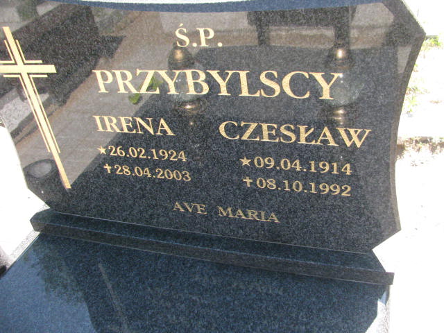 Czesław Przybylski 1914 Bydgoszcz - Grobonet - Wyszukiwarka osób pochowanych