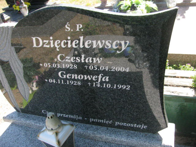 Czesław Dzięcielewski 1928 Bydgoszcz - Grobonet - Wyszukiwarka osób pochowanych