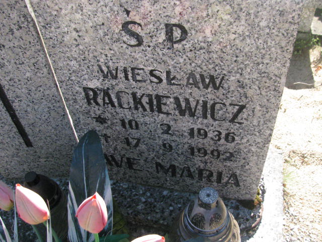 Wiesław Rackiewicz 1932 Bydgoszcz - Grobonet - Wyszukiwarka osób pochowanych