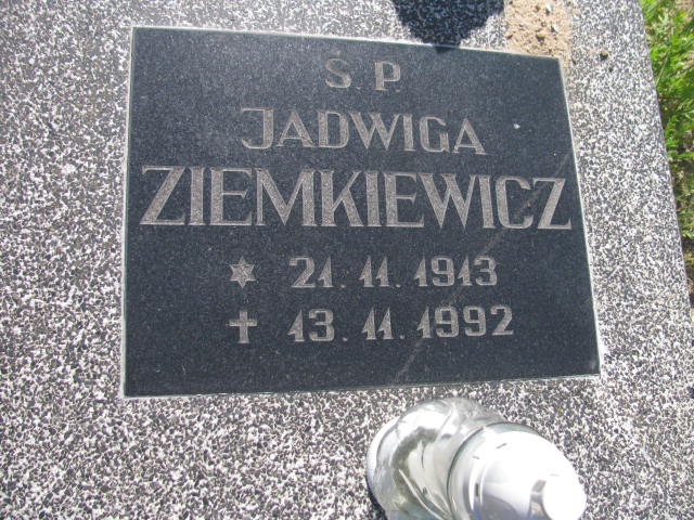 Jadwiga Ziemkiewicz 1913 Bydgoszcz - Grobonet - Wyszukiwarka osób pochowanych