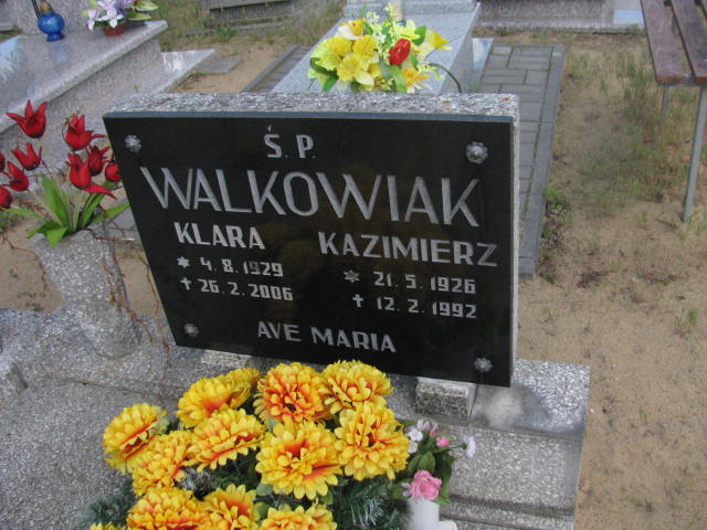 Kazimierz Walkowiak 1926 Bydgoszcz - Grobonet - Wyszukiwarka osób pochowanych