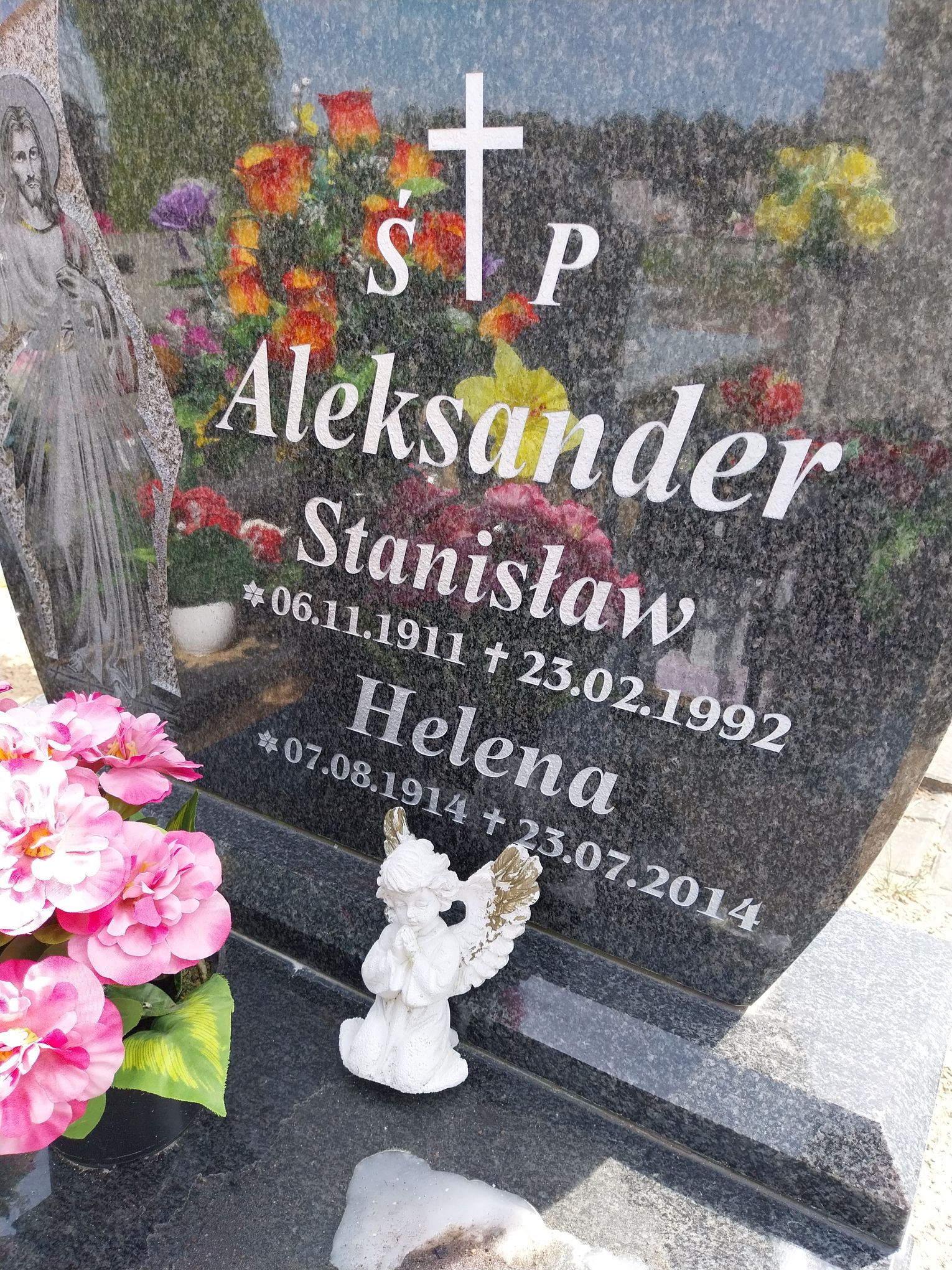 Grób Helena Aleksander