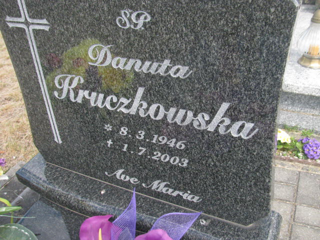 Danuta Kruczkowska 1946 Bydgoszcz - Grobonet - Wyszukiwarka osób pochowanych