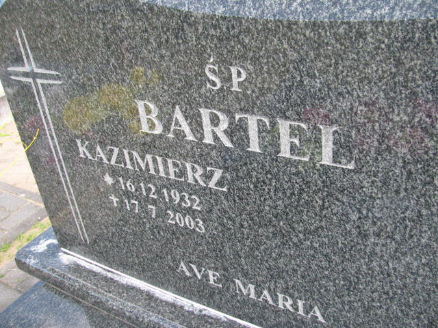 Kazimierz Bartel 1932 Bydgoszcz - Grobonet - Wyszukiwarka osób pochowanych