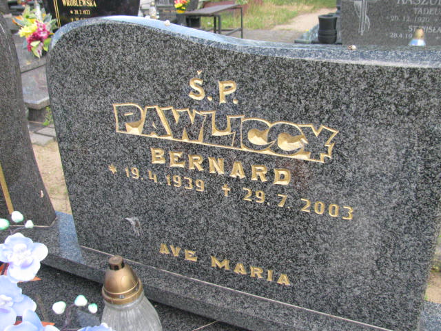 Bernard Pawlicki 1939 Bydgoszcz - Grobonet - Wyszukiwarka osób pochowanych