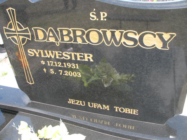 Sylwester Dąbrowski 1931 Bydgoszcz - Grobonet - Wyszukiwarka osób pochowanych