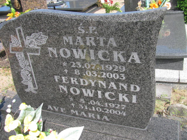 Ferdynand Nowicki 1927 Bydgoszcz - Grobonet - Wyszukiwarka osób pochowanych