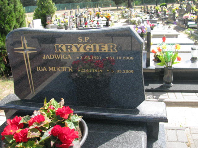 Grób Jadwiga Krygier Muciek