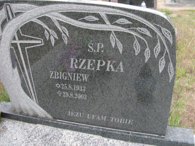 Zbigniew Rzepka 1933 Bydgoszcz - Grobonet - Wyszukiwarka osób pochowanych