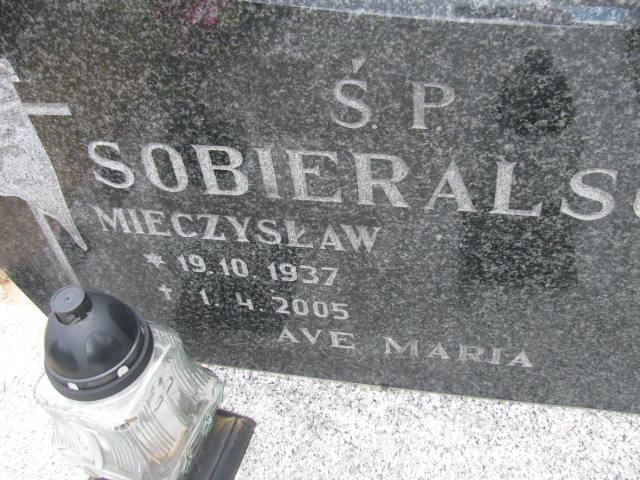 Mieczysław Sobieralski 1937 Bydgoszcz - Grobonet - Wyszukiwarka osób pochowanych