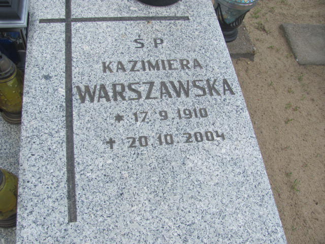 Kazimiera Warszawska 1910 Bydgoszcz - Grobonet - Wyszukiwarka osób pochowanych