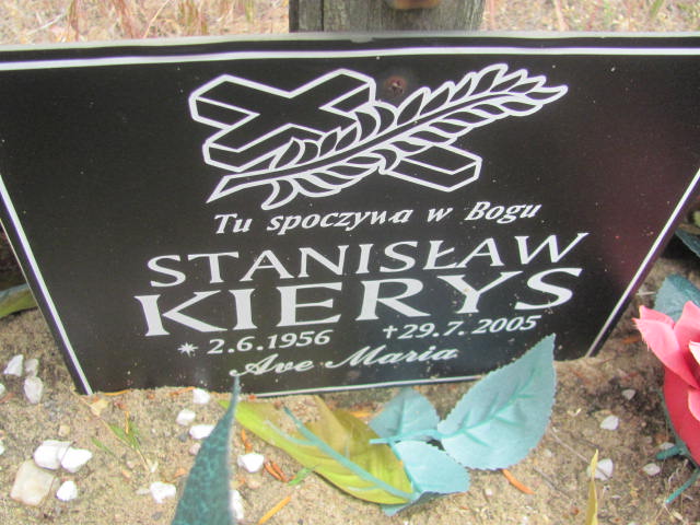 Stanisław Kierys 1956 Bydgoszcz - Grobonet - Wyszukiwarka osób pochowanych
