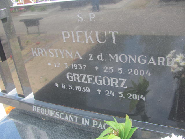 Małgorzata PIEKUT 1967 Bydgoszcz - Grobonet - Wyszukiwarka osób pochowanych