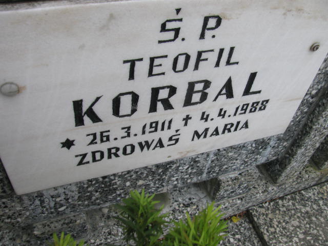 Teofil Korbal 1911 Bydgoszcz - Grobonet - Wyszukiwarka osób pochowanych