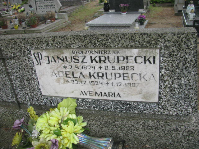 Adela Krupecka 1924 Bydgoszcz - Grobonet - Wyszukiwarka osób pochowanych