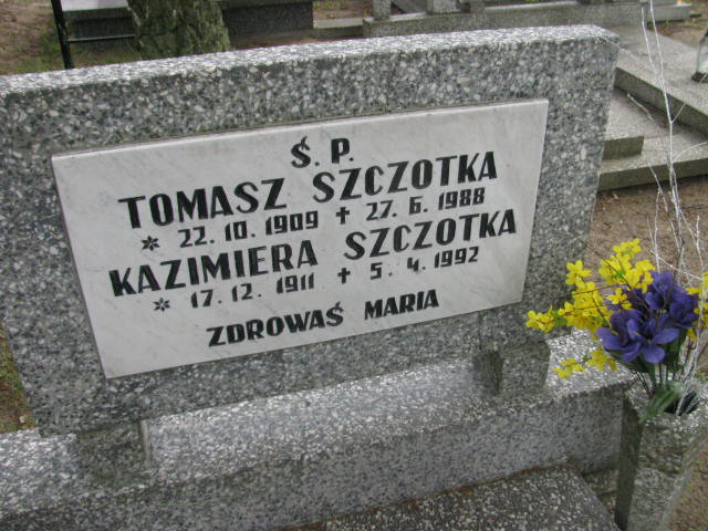 Kazimiera Szczotka 1911 Bydgoszcz - Grobonet - Wyszukiwarka osób pochowanych