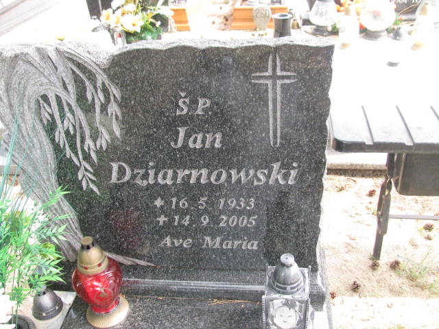 Jan Dziarnowski 1933 Bydgoszcz - Grobonet - Wyszukiwarka osób pochowanych