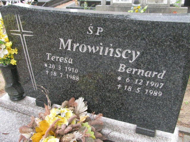 Jan Mrowiński 1929 Bydgoszcz - Grobonet - Wyszukiwarka osób pochowanych