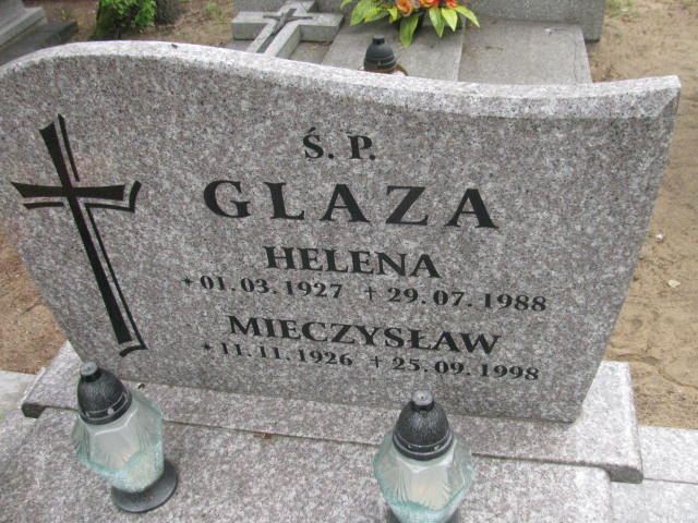 Helena Glaza 1927 Bydgoszcz - Grobonet - Wyszukiwarka osób pochowanych