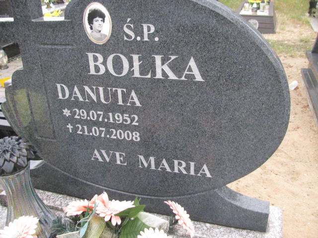Danuta Bołka 1952 Bydgoszcz - Grobonet - Wyszukiwarka osób pochowanych