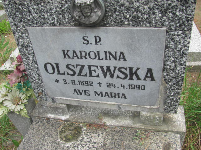 Karolina Olszewska 1898 Bydgoszcz - Grobonet - Wyszukiwarka osób pochowanych