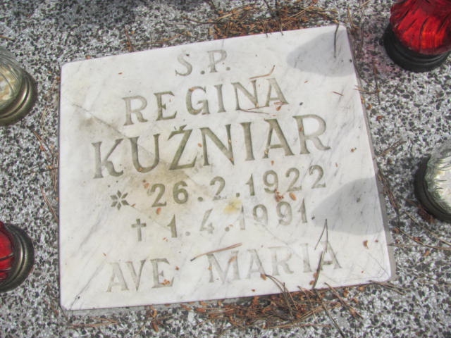 Regina Kuźniar 1922 Bydgoszcz - Grobonet - Wyszukiwarka osób pochowanych