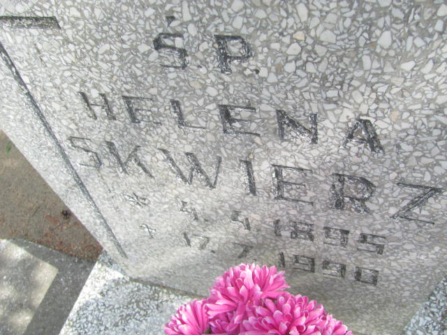 Helena Skwierz 1895 Bydgoszcz - Grobonet - Wyszukiwarka osób pochowanych