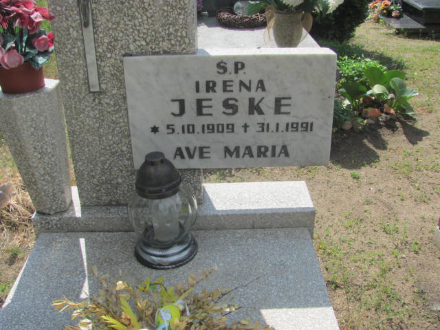 Irena Jeske 1909 Bydgoszcz - Grobonet - Wyszukiwarka osób pochowanych