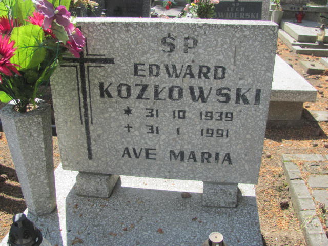 Edward Kozłowski 1939 Bydgoszcz - Grobonet - Wyszukiwarka osób pochowanych