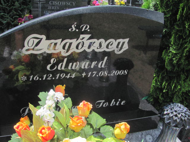 Edward Zagórski 1944 Bydgoszcz - Grobonet - Wyszukiwarka osób pochowanych