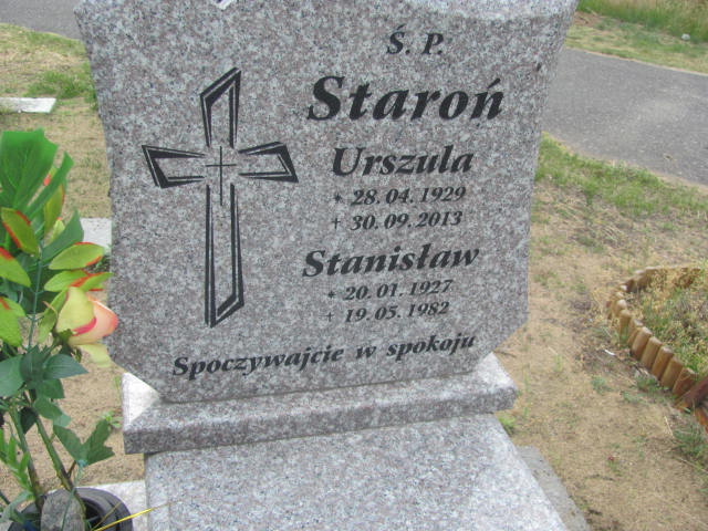 Urszula Staroń 1929 Bydgoszcz - Grobonet - Wyszukiwarka osób pochowanych
