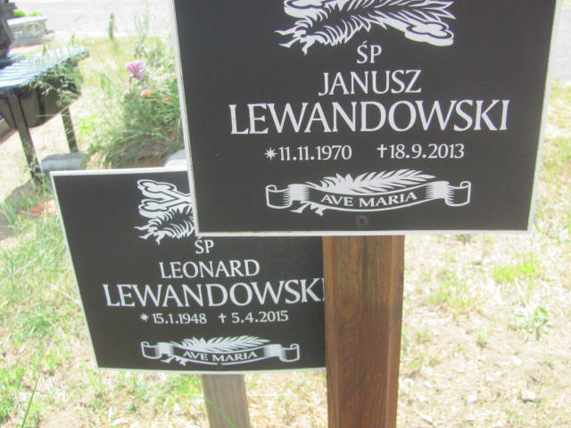 Leonard Lewandowski 1948 Bydgoszcz - Grobonet - Wyszukiwarka osób pochowanych