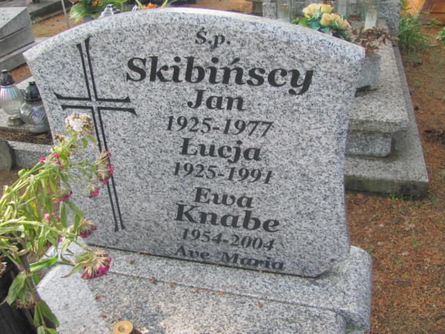 Ewa Knabe 1954 Bydgoszcz - Grobonet - Wyszukiwarka osób pochowanych