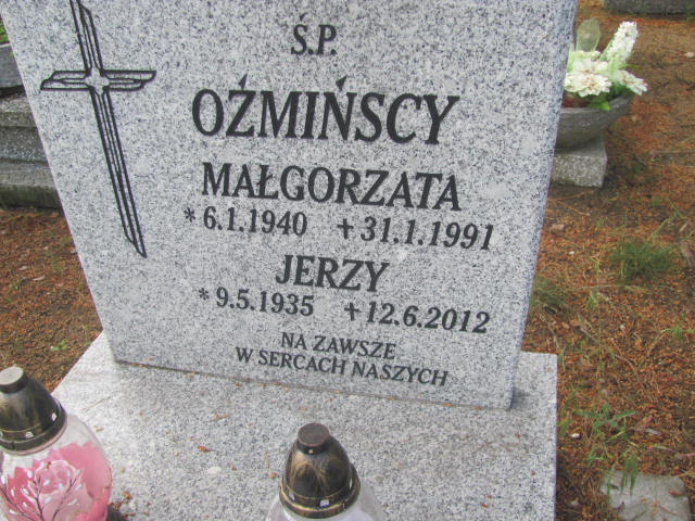 Małgorzata Oźmińska 1940 Bydgoszcz - Grobonet - Wyszukiwarka osób pochowanych