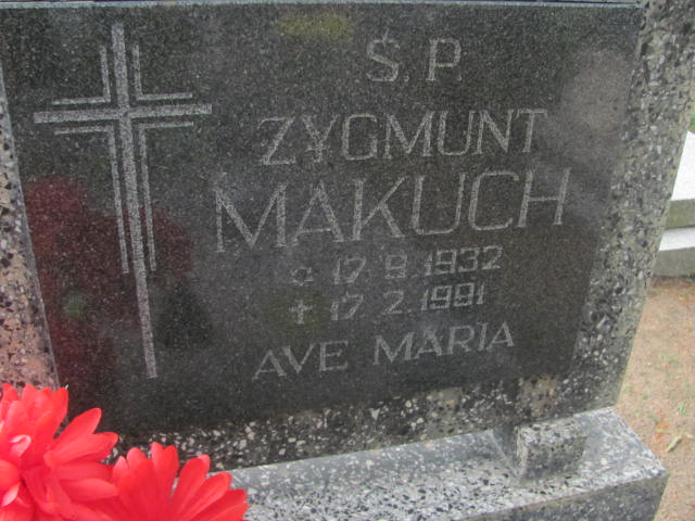 Zygmunt Makuch 1932 Bydgoszcz - Grobonet - Wyszukiwarka osób pochowanych