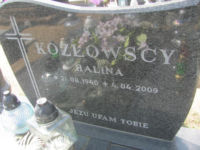 Halina Kozłowska 1940 Bydgoszcz - Grobonet - Wyszukiwarka osób pochowanych