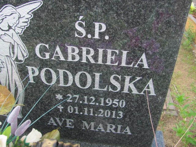 Gabriela Podolska 1950 Bydgoszcz - Grobonet - Wyszukiwarka osób pochowanych