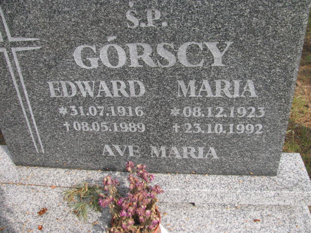 Maria Górska 1923 Bydgoszcz - Grobonet - Wyszukiwarka osób pochowanych