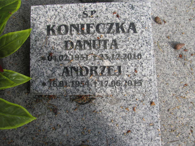 Danuta Konieczka 1951 Bydgoszcz - Grobonet - Wyszukiwarka osób pochowanych