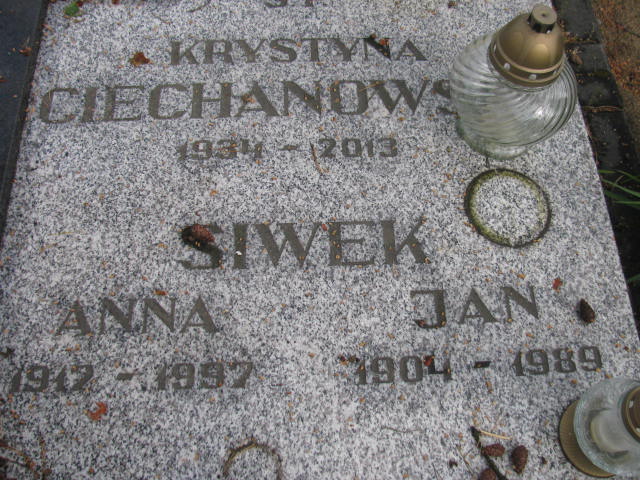 Anna Siwek 1912 Bydgoszcz - Grobonet - Wyszukiwarka osób pochowanych