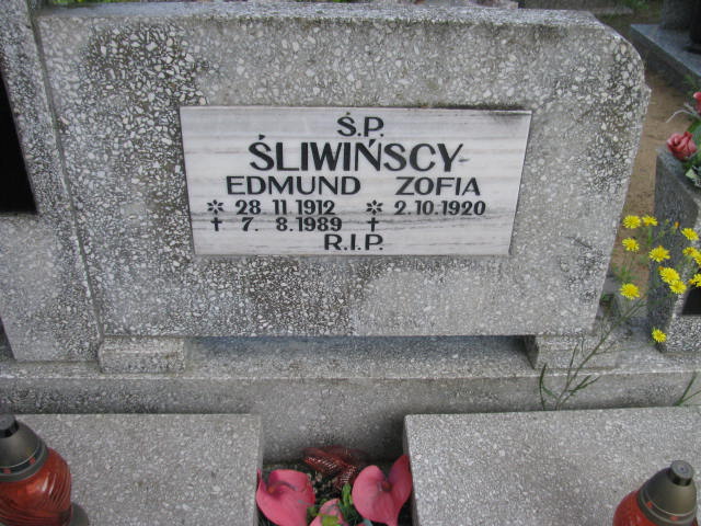 Zofia Sliwinska 1920 Bydgoszcz - Grobonet - Wyszukiwarka osób pochowanych