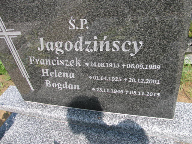 Helena Jagodzińska 1925 Bydgoszcz - Grobonet - Wyszukiwarka osób pochowanych